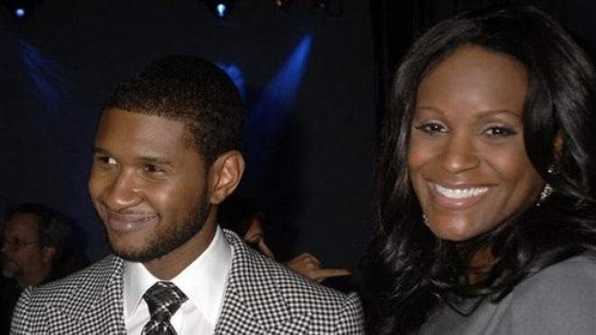 Usher and Tameka Raymond
